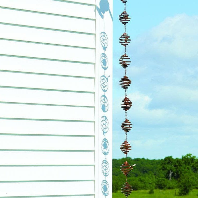 Happy Gardens - Bee Spiral Rain Chain