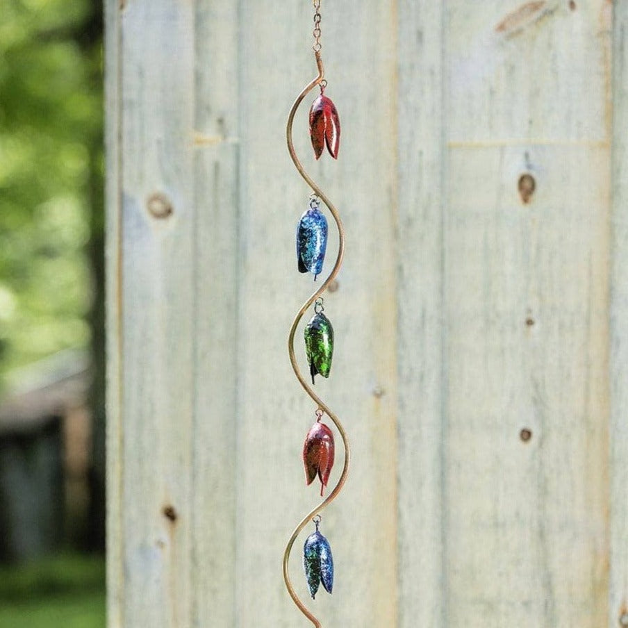 Happy Gardens - Bell Spiral Multicolor Wind Chime