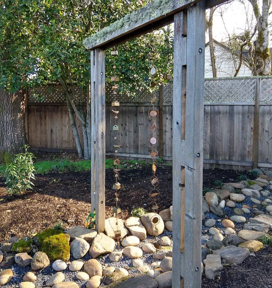 Happy Gardens - Bird House and Birds Rain Chain
