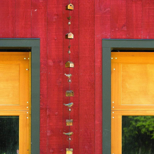 Happy Gardens - Bird House and Birds Rain Chain
