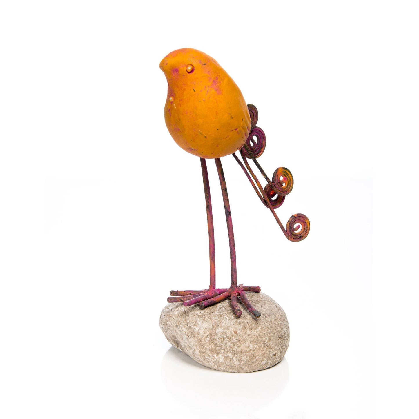 Happy Gardens - Bird on River Stone