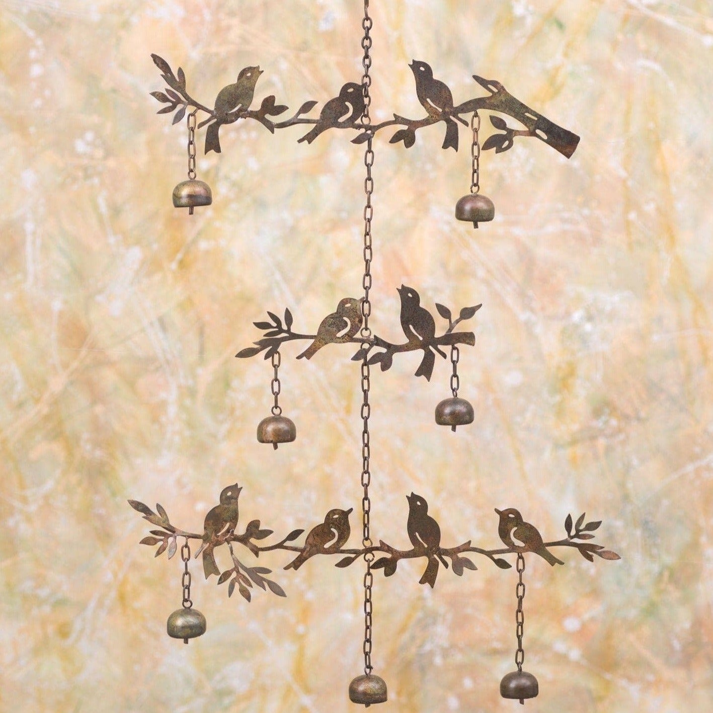 Birds and Branches Wind Chime - Happy Gardens