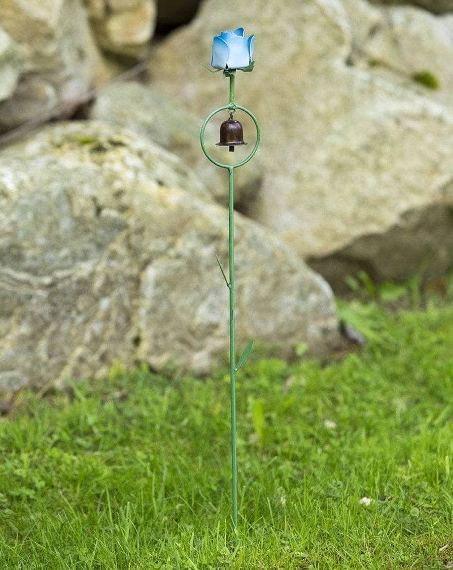Happy Gardens - Blue Rose Garden Stake