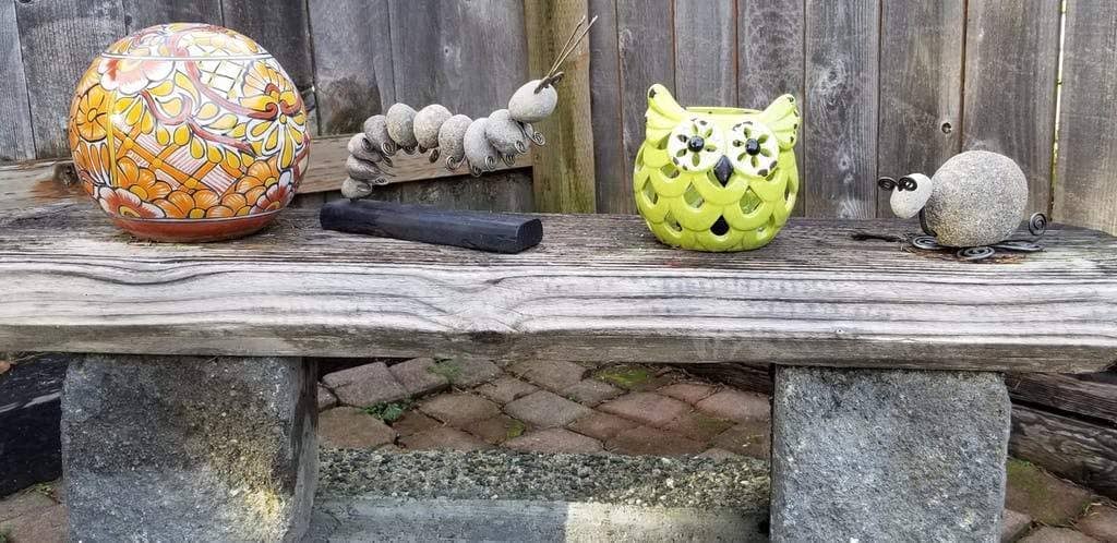 Happy Gardens - Caterpillar Garden Statue