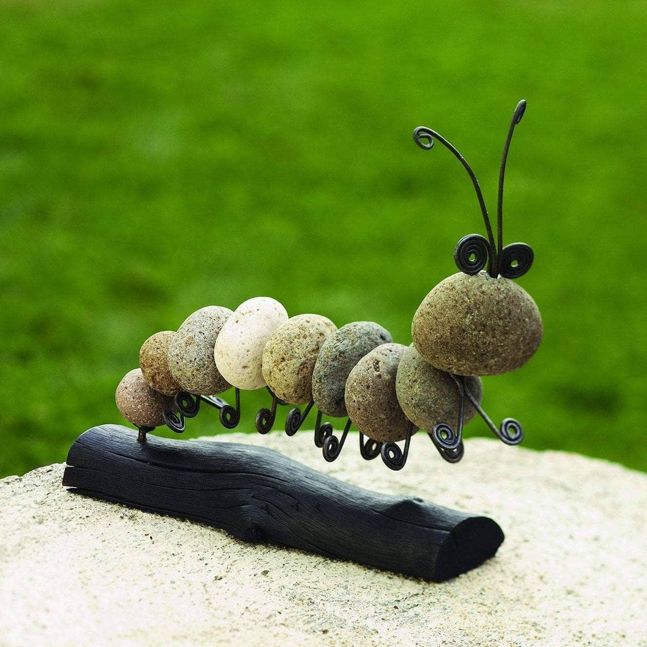 Happy Gardens - Caterpillar Garden Statue