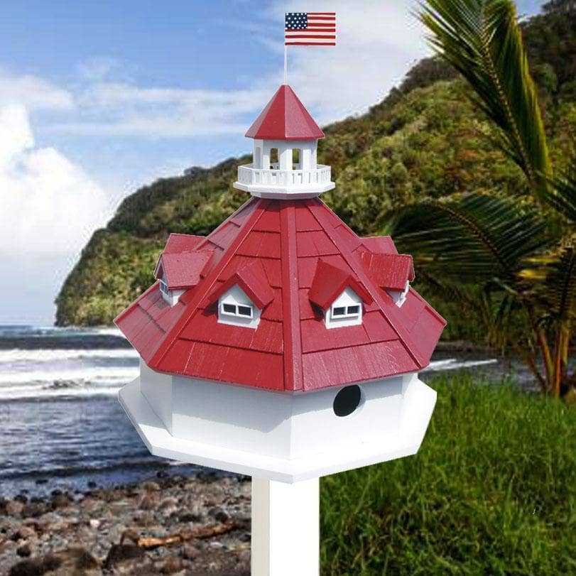 Happy Gardens - Chesapeake Bay Lighthouse Bird House