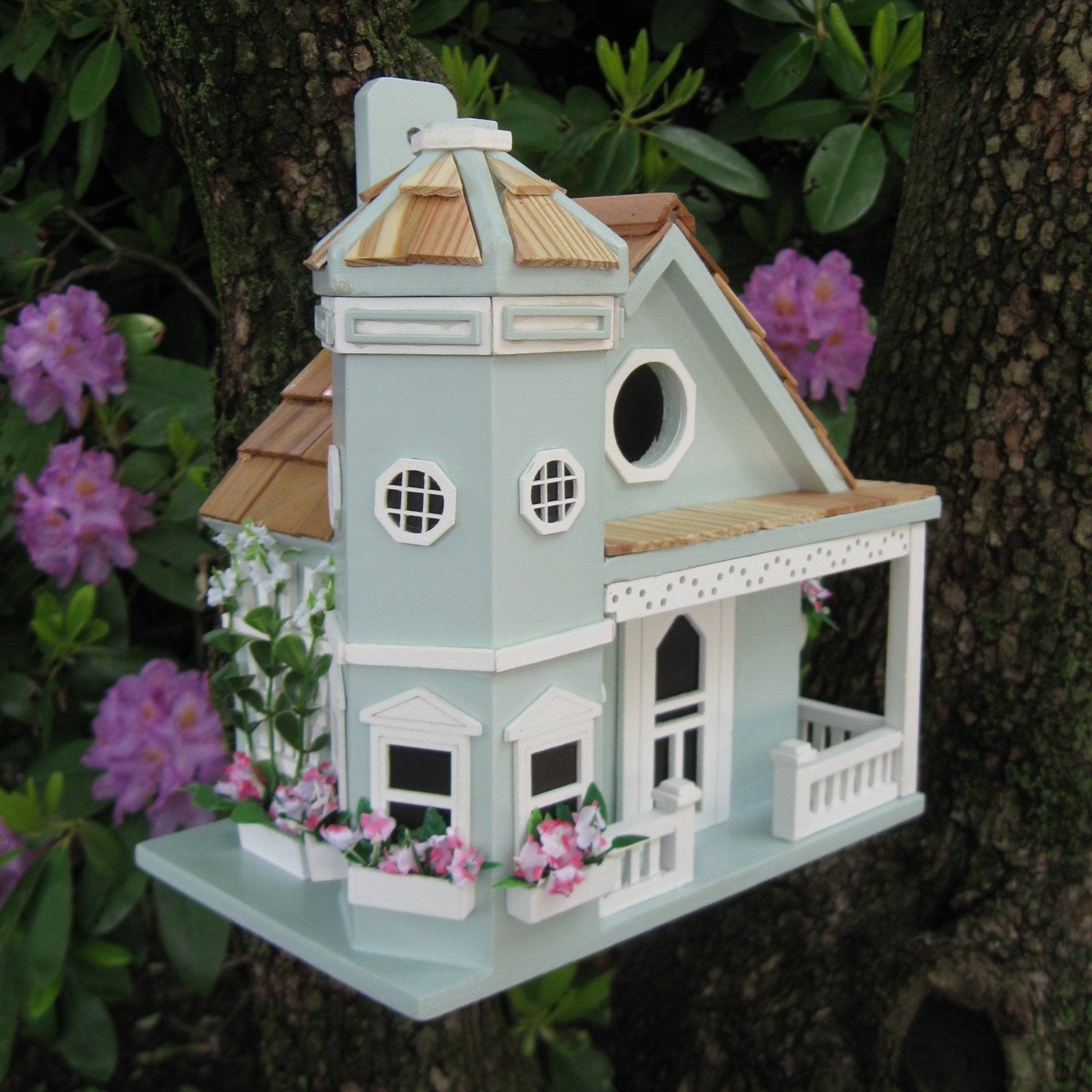 Happy Gardens - Flower-Pot Cottage Birdhouse