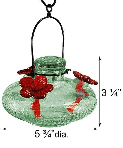 Green Bloom Hummingbird Feeder