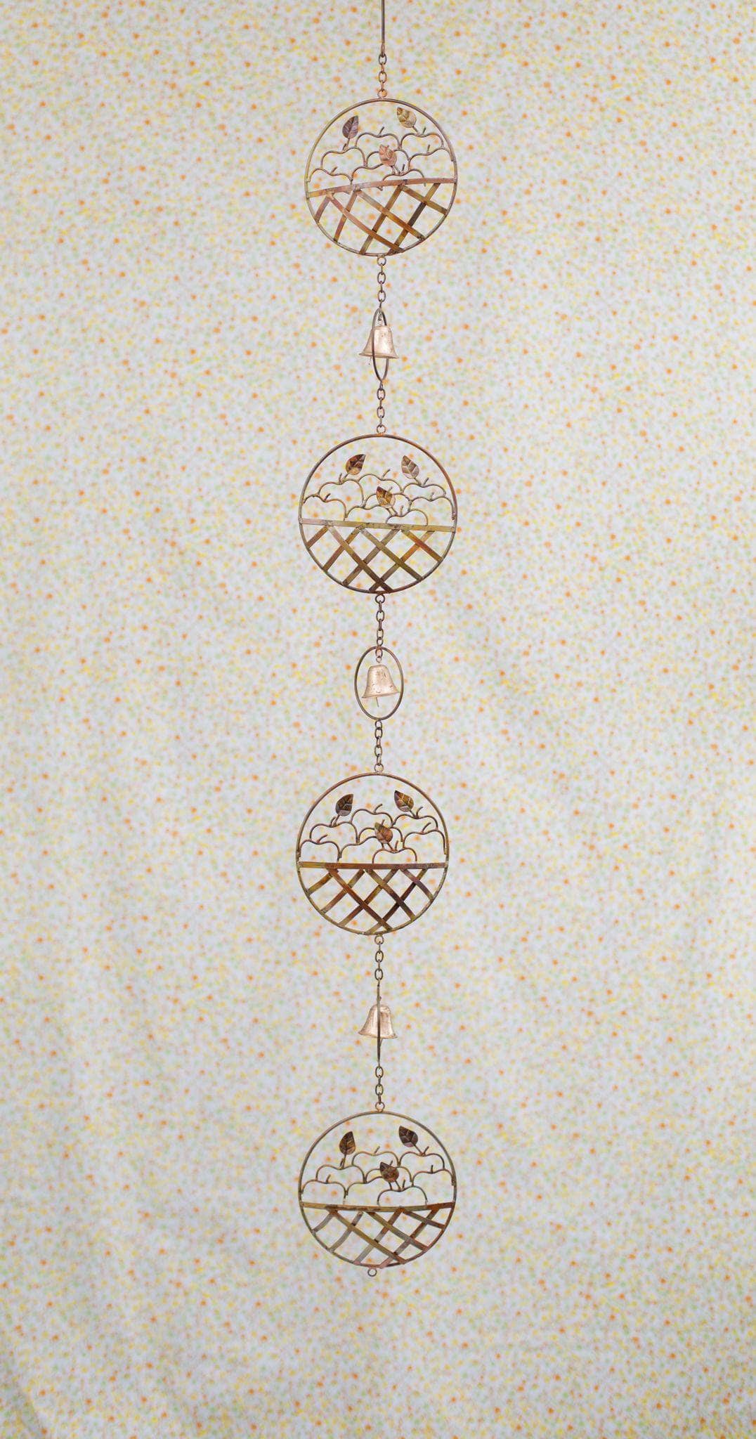 Hanging Apple Basket Ornament - Happy Gardens