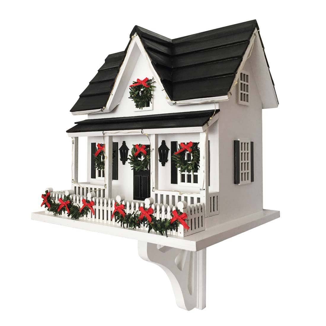 Happy Gardens - Holiday Birdhouse w/Lights