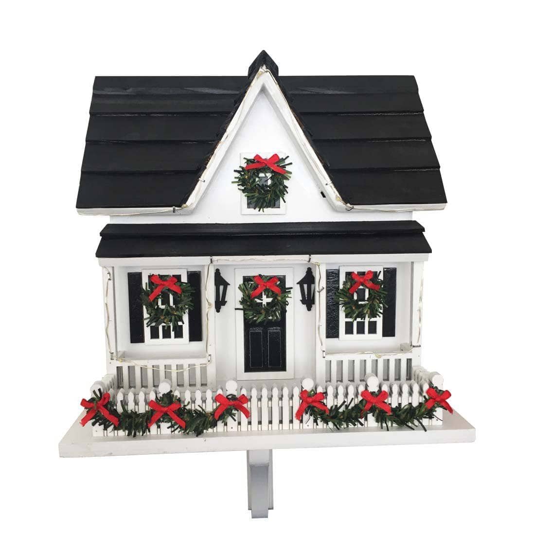 Happy Gardens - Holiday Birdhouse w/Lights