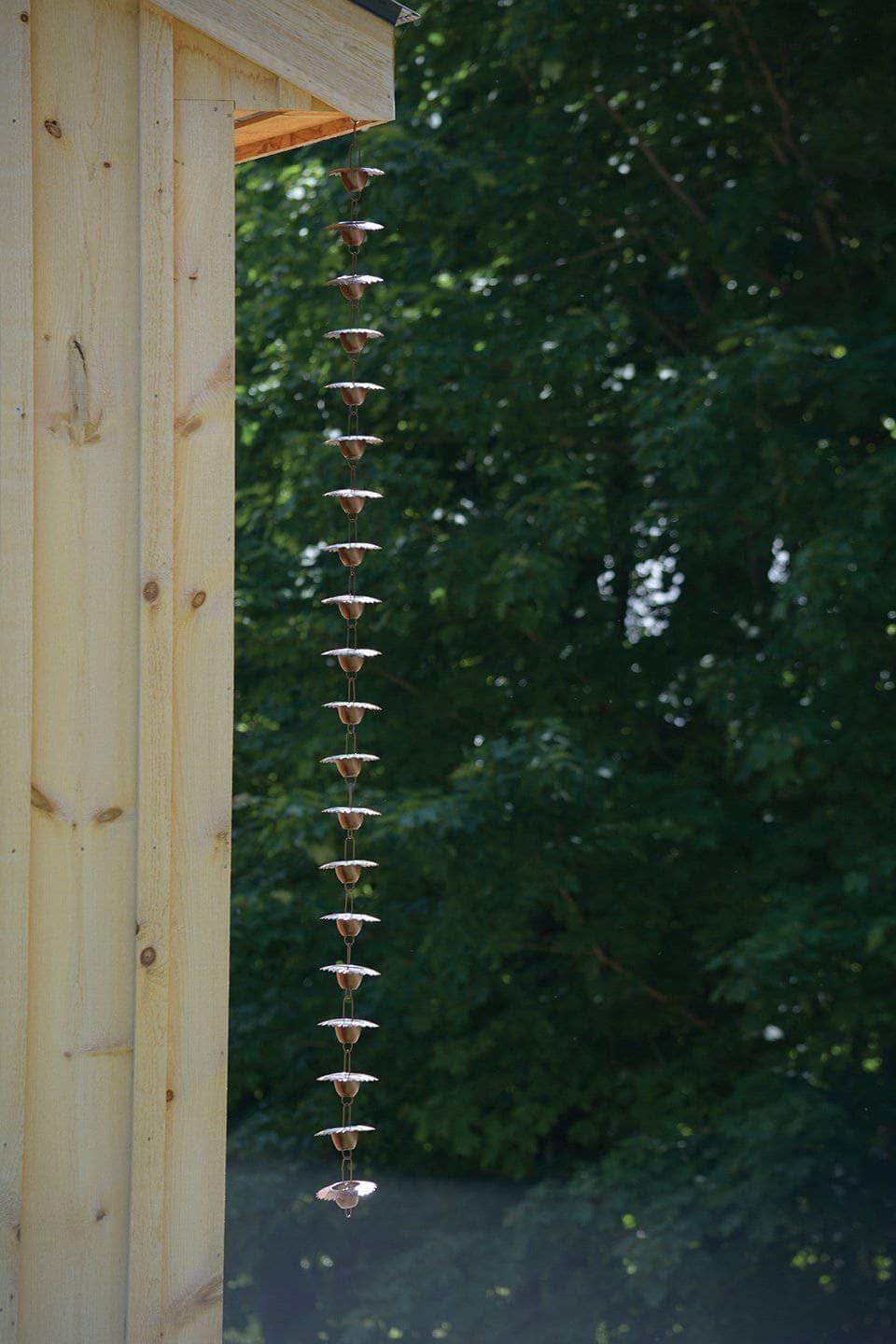 Happy Gardens Leaf Lip Cup Rain Chain