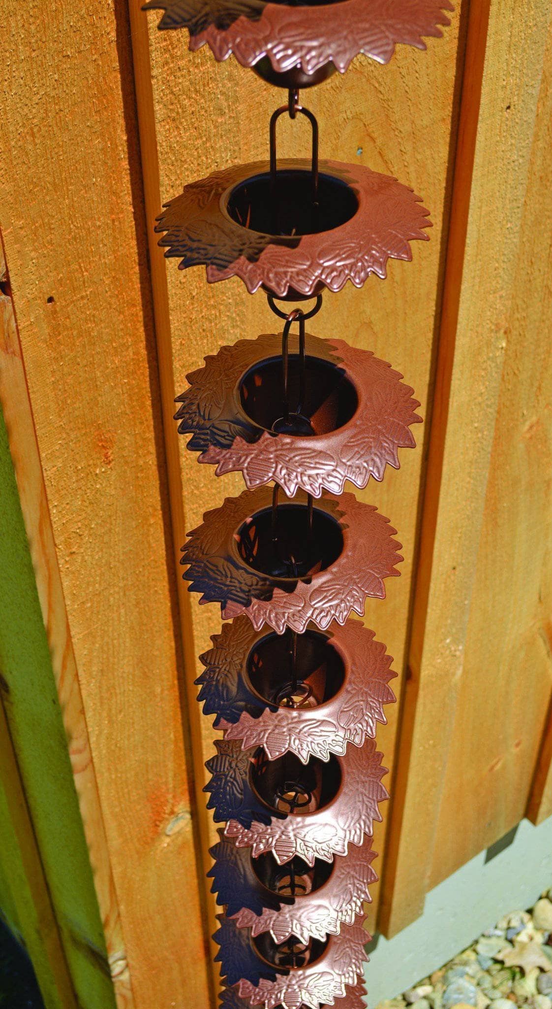 Happy Gardens - Leaf Lip Cup Rain Chain