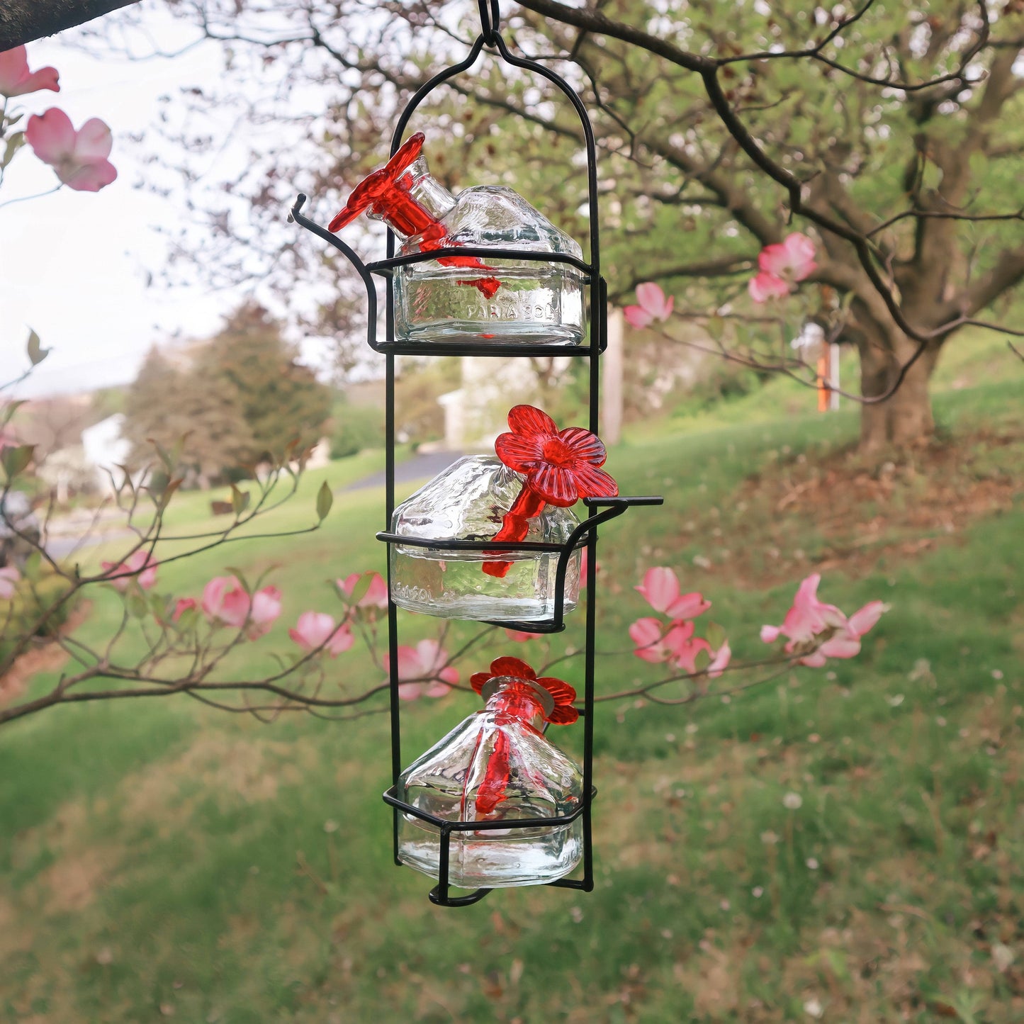 Lunch Pail Hummingbird Feeder - Happy Gardens
