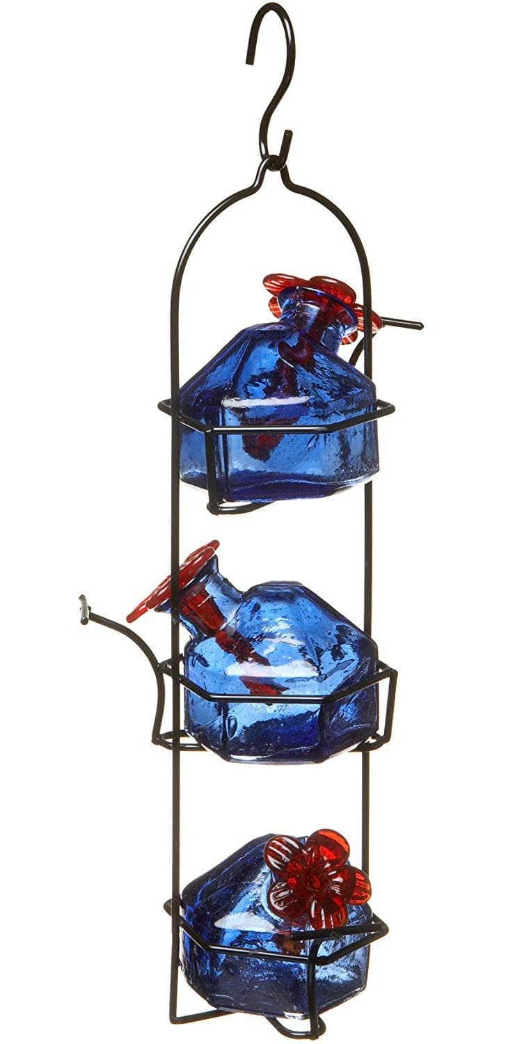 Lunch Pail Hummingbird Feeder Three Reservoir
