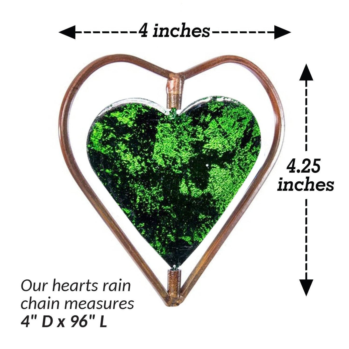 Happy Gardens - Multicolor Heart Rain Chain