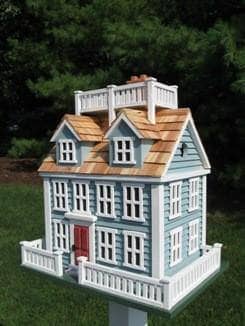 Happy Gardens - Nantucket Colonial Bird House