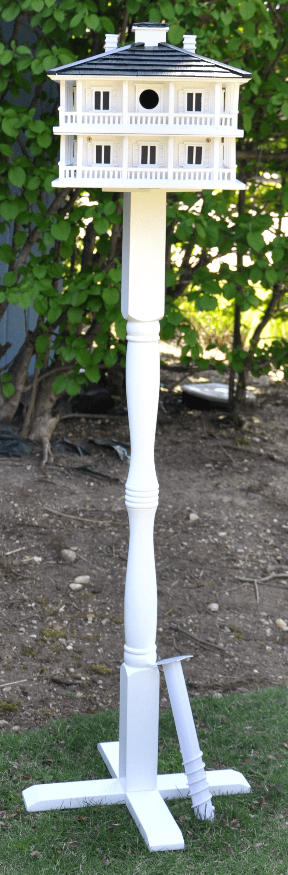 Novelty Pedestal With Auger - Happy Gardens