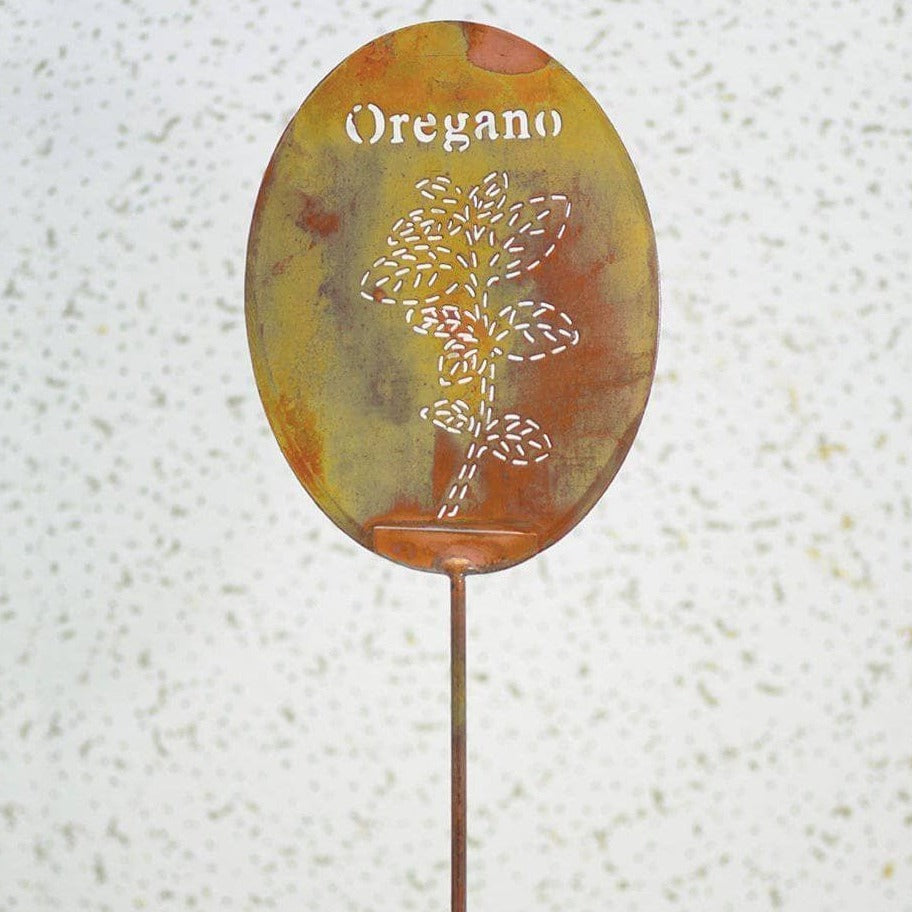 Happy Gardens - Oregano Herb Garden Stake