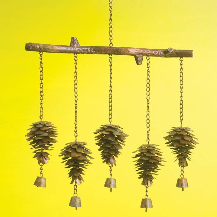 Happy Gardens - Pine Cone Wind Chime