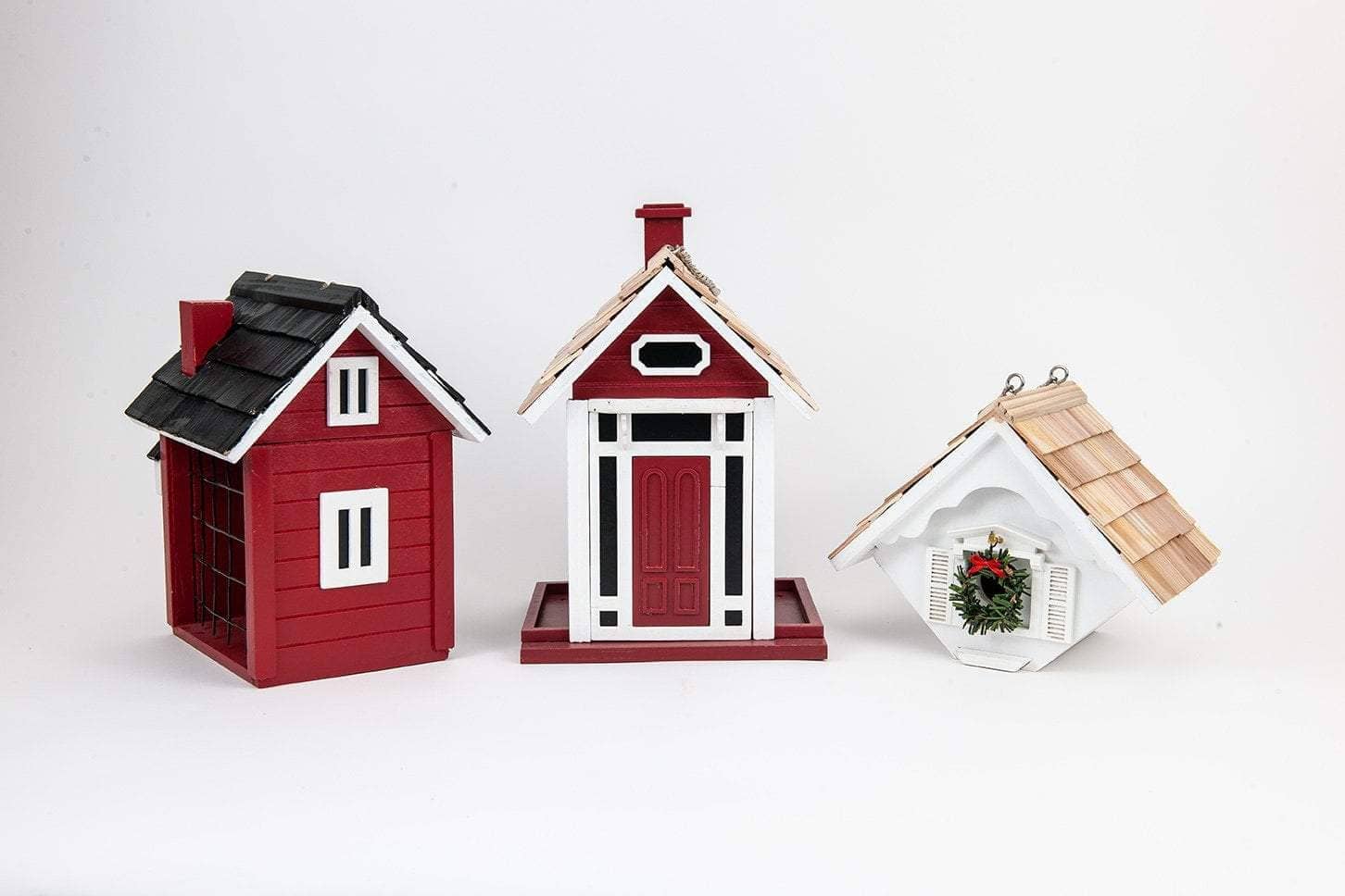 Happy Gardens - Christmas Cottage Bird Feeder