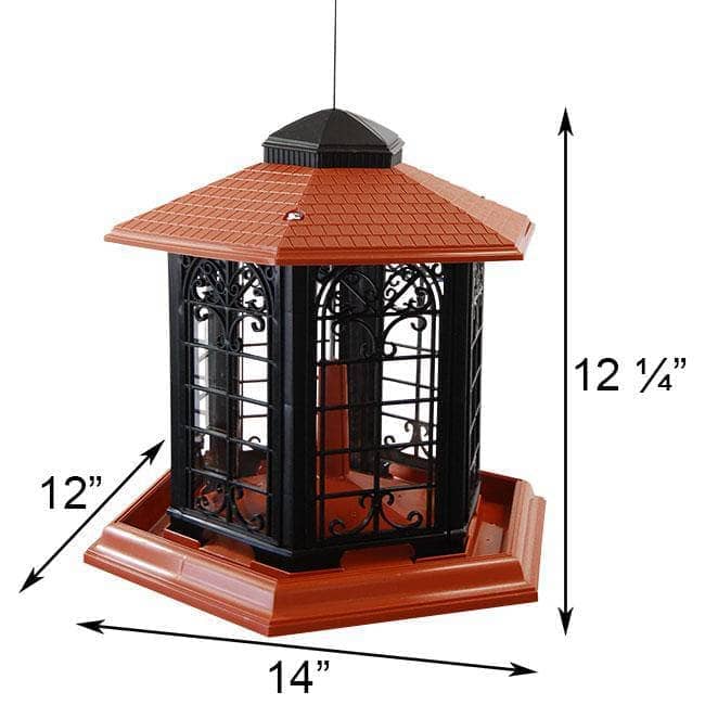 Rustica Italia Gazebo Bird Feeder - Happy Gardens