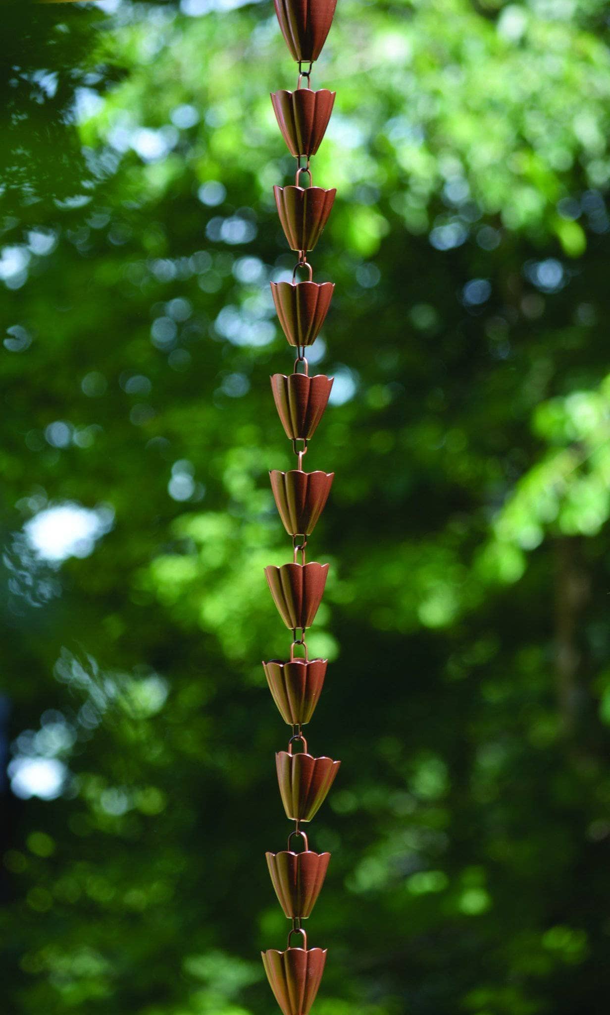 Happy Gardens - Scallop Cup Rain Chain