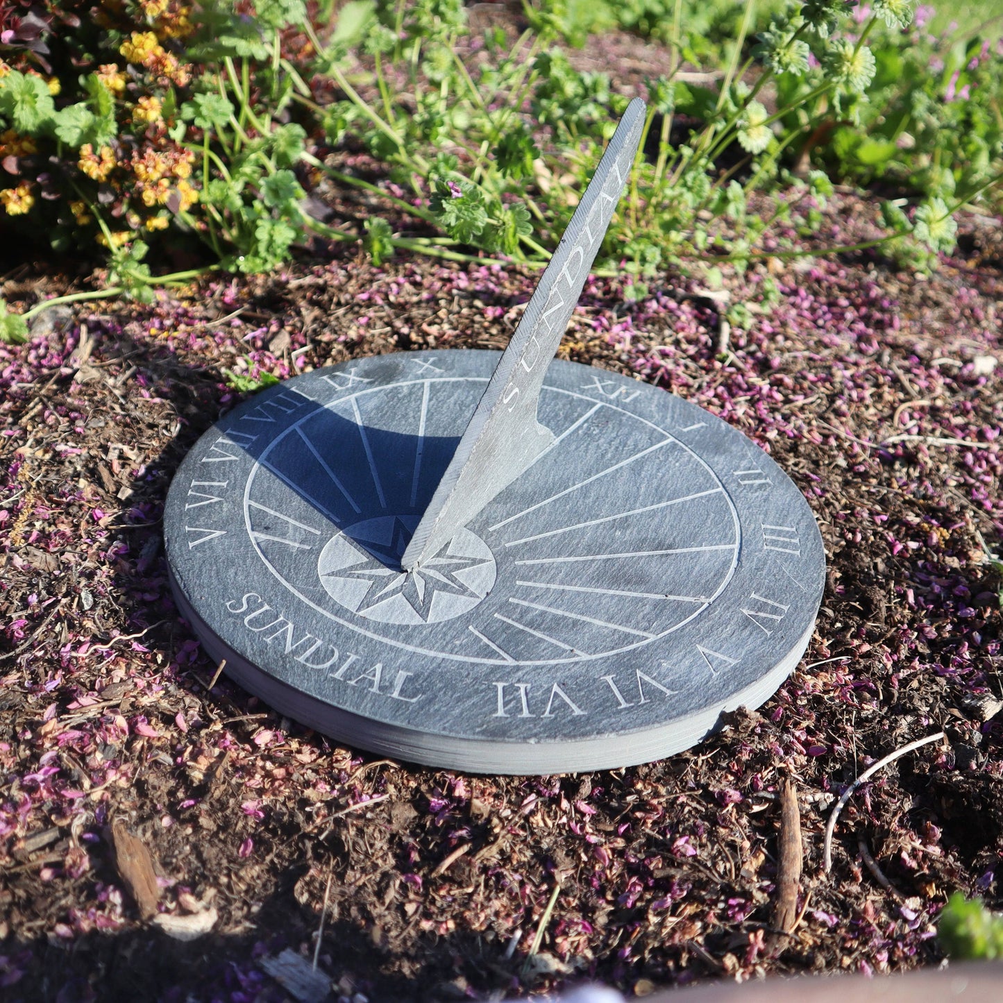 Slate Sundial - Happy Gardens