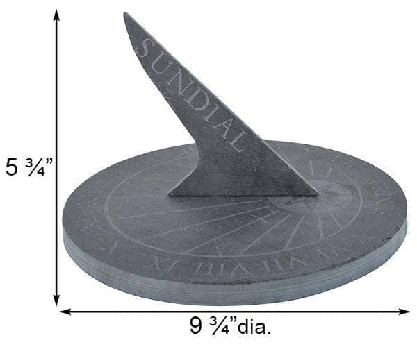 Slate Sundial - Happy Gardens