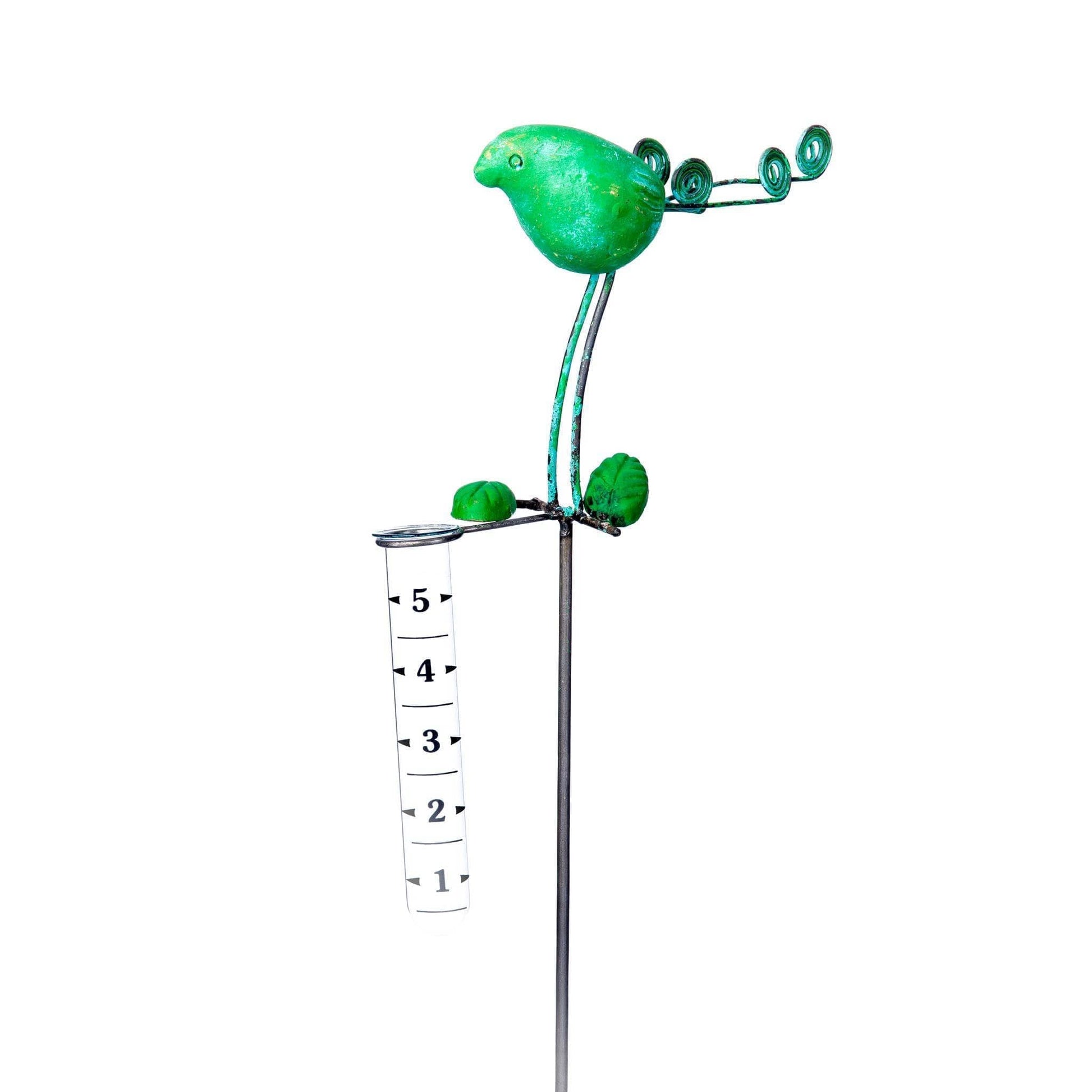 Happy Gardens - Standing Bird with Rain Gauge – Assorted Colors