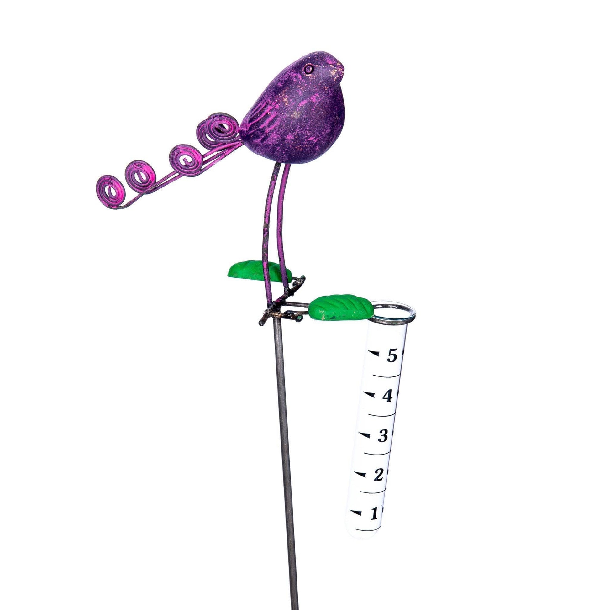 Happy Gardens - Standing Bird with Rain Gauge – Assorted Colors