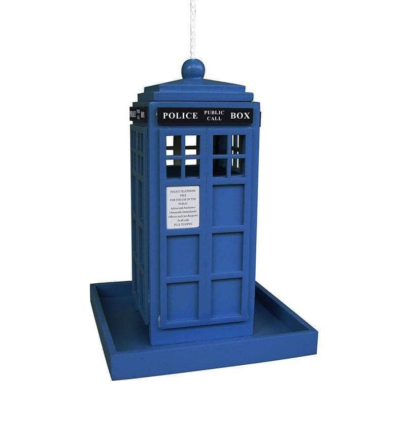 Happy Gardens - Tardis Bird Feeder