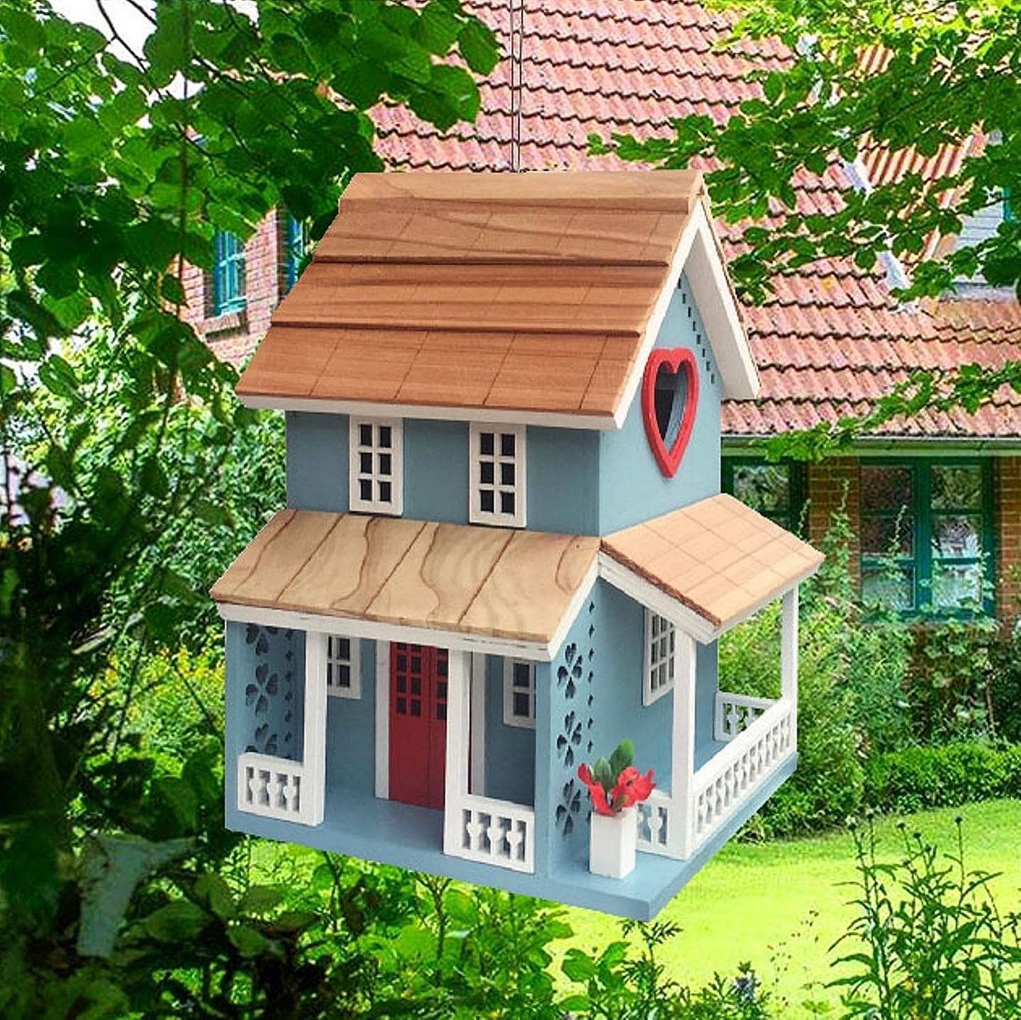 Happy Gardens - The Love Birds Bird House