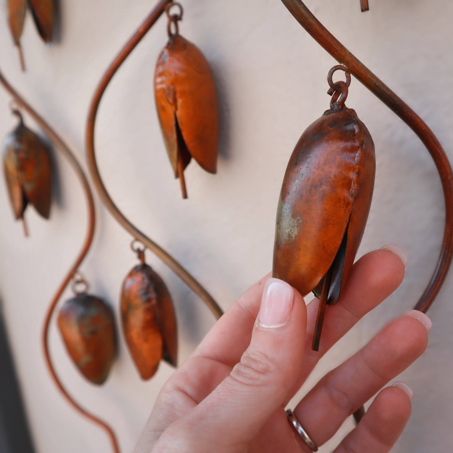 Happy Gardens - Triple Bell Spiral Wind Chime