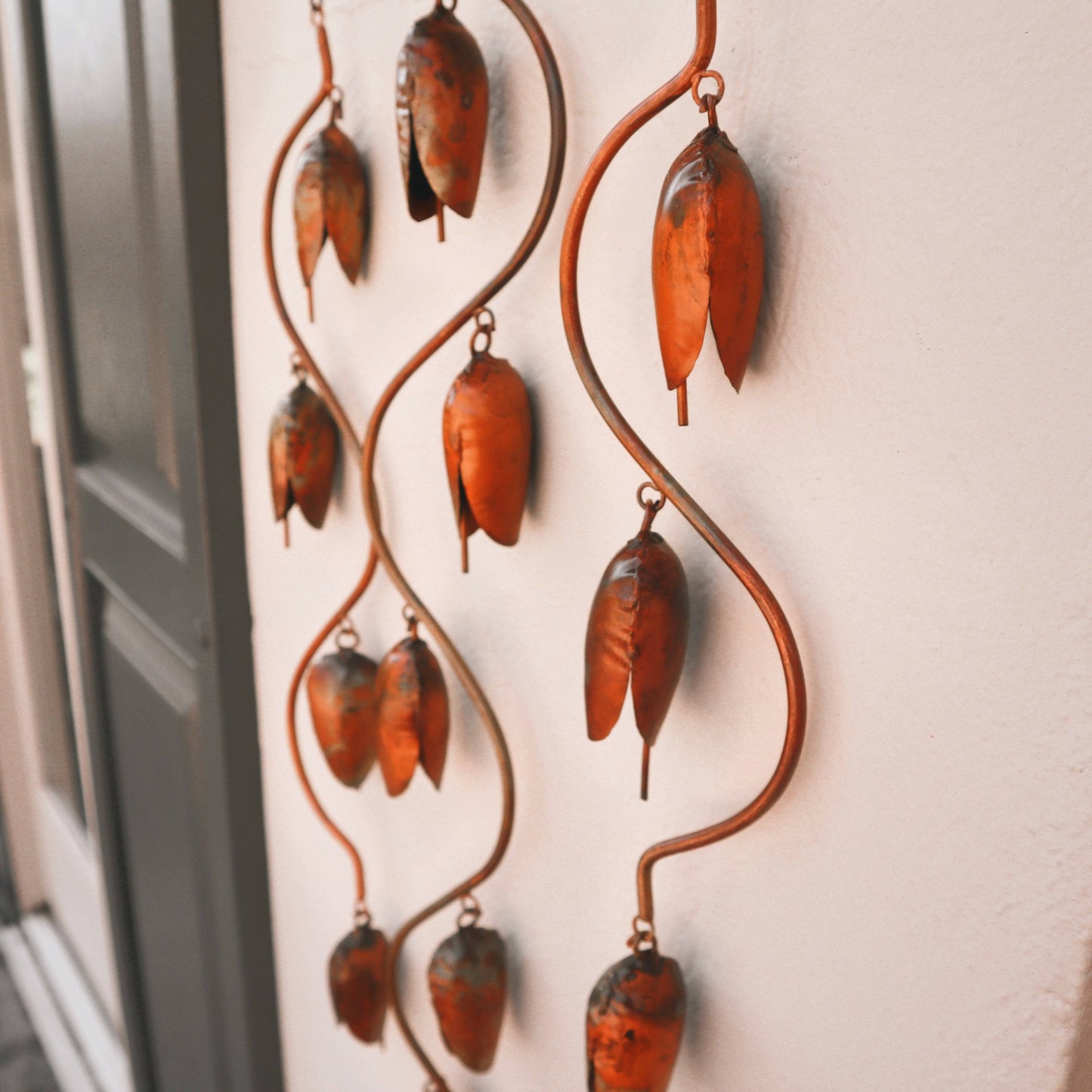 Happy Gardens - Triple Bell Spiral Wind Chime