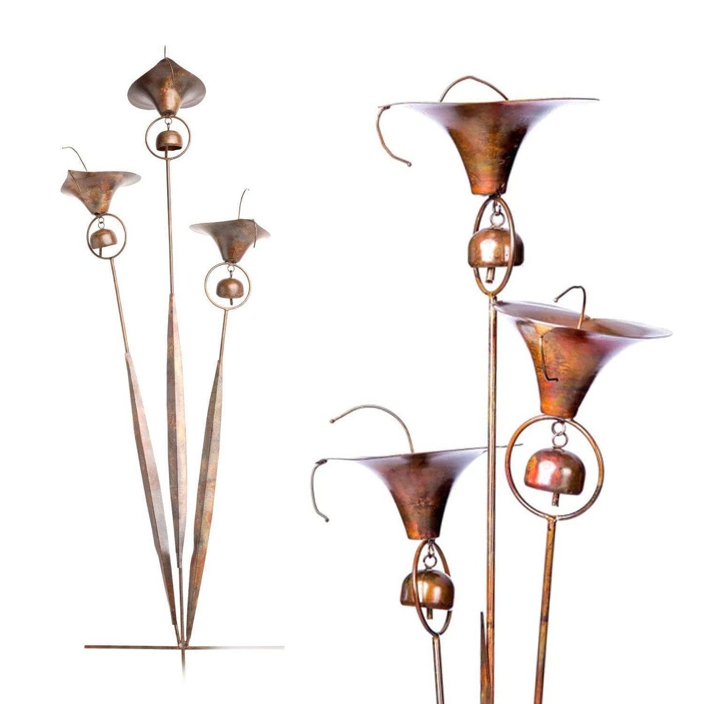 Happy Gardens - Triple Calla Lily Garden Stake