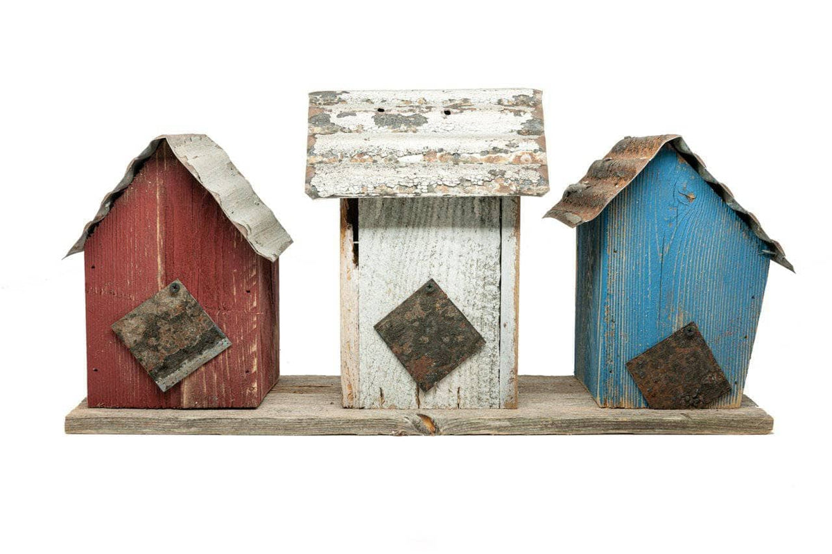 Union Trio Birdhouse - Happy Gardens