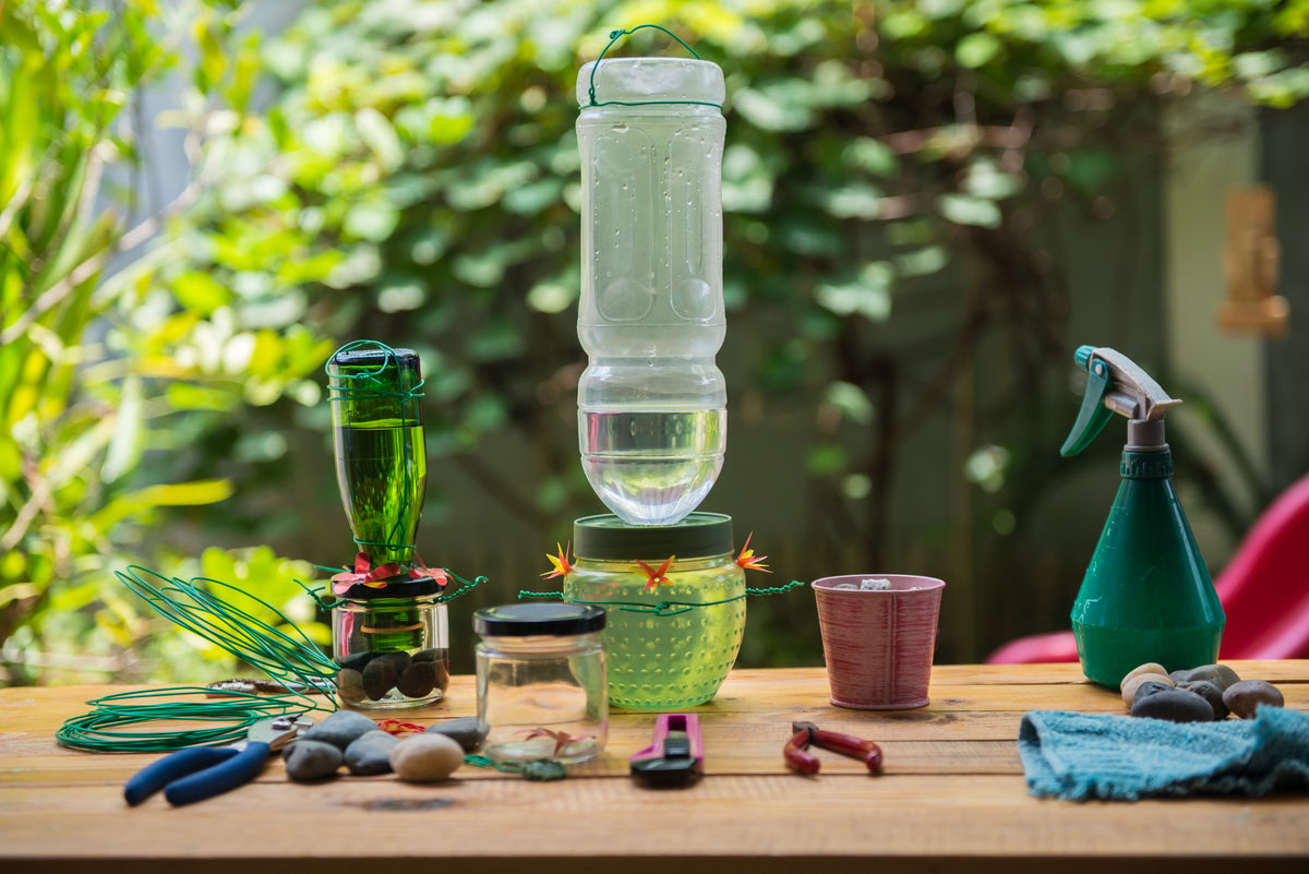 DIY Bird Feeder with a Water Bottle and Macrame