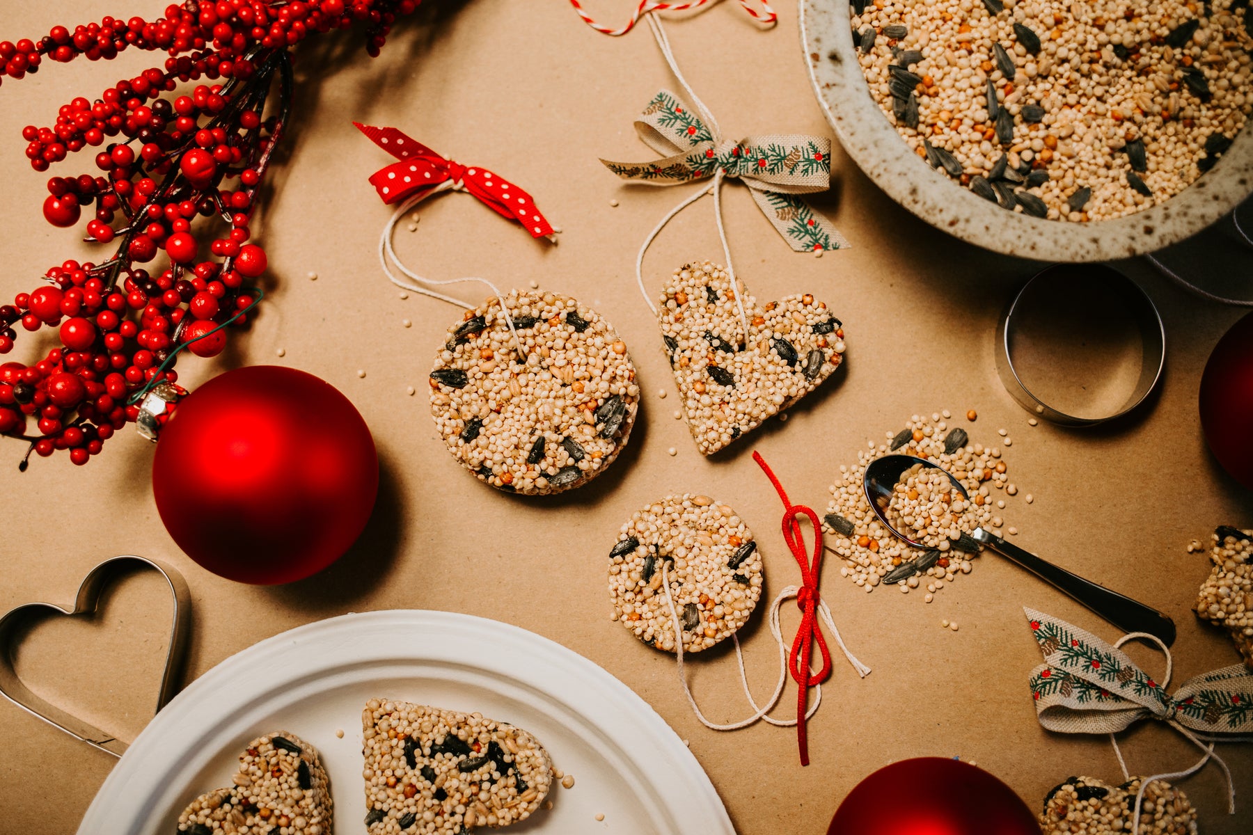 How to Make Bird Seed Ornaments
