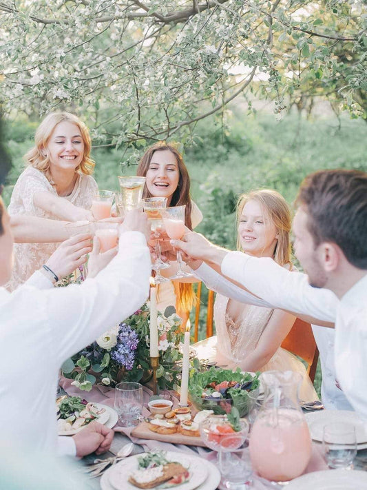 garden party in the summer