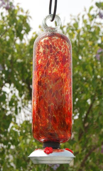 hanging hummingbird feeder