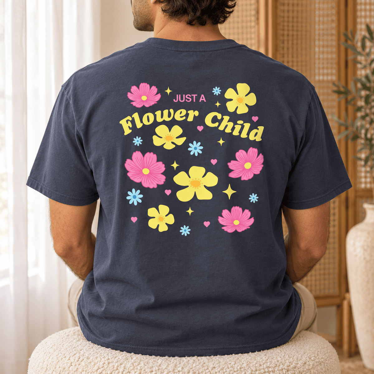 Just A Flower Child - Unisex Heavyweight T-Shirt