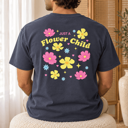 Just A Flower Child - Unisex Heavyweight T-Shirt