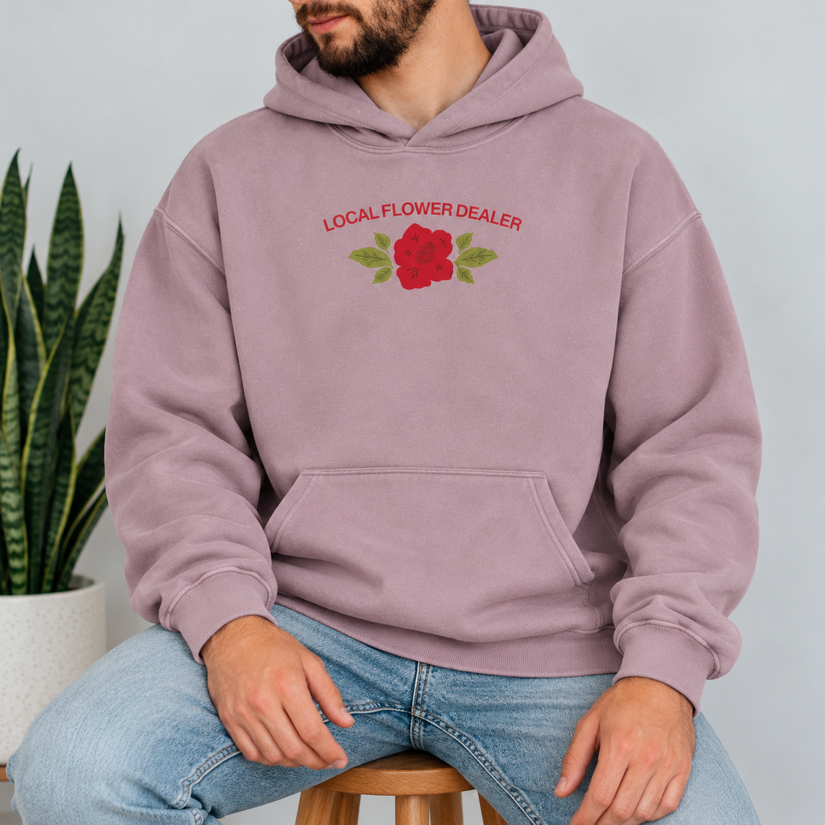 Local Flower Dealer - Men's Essential Oversize Hoodie