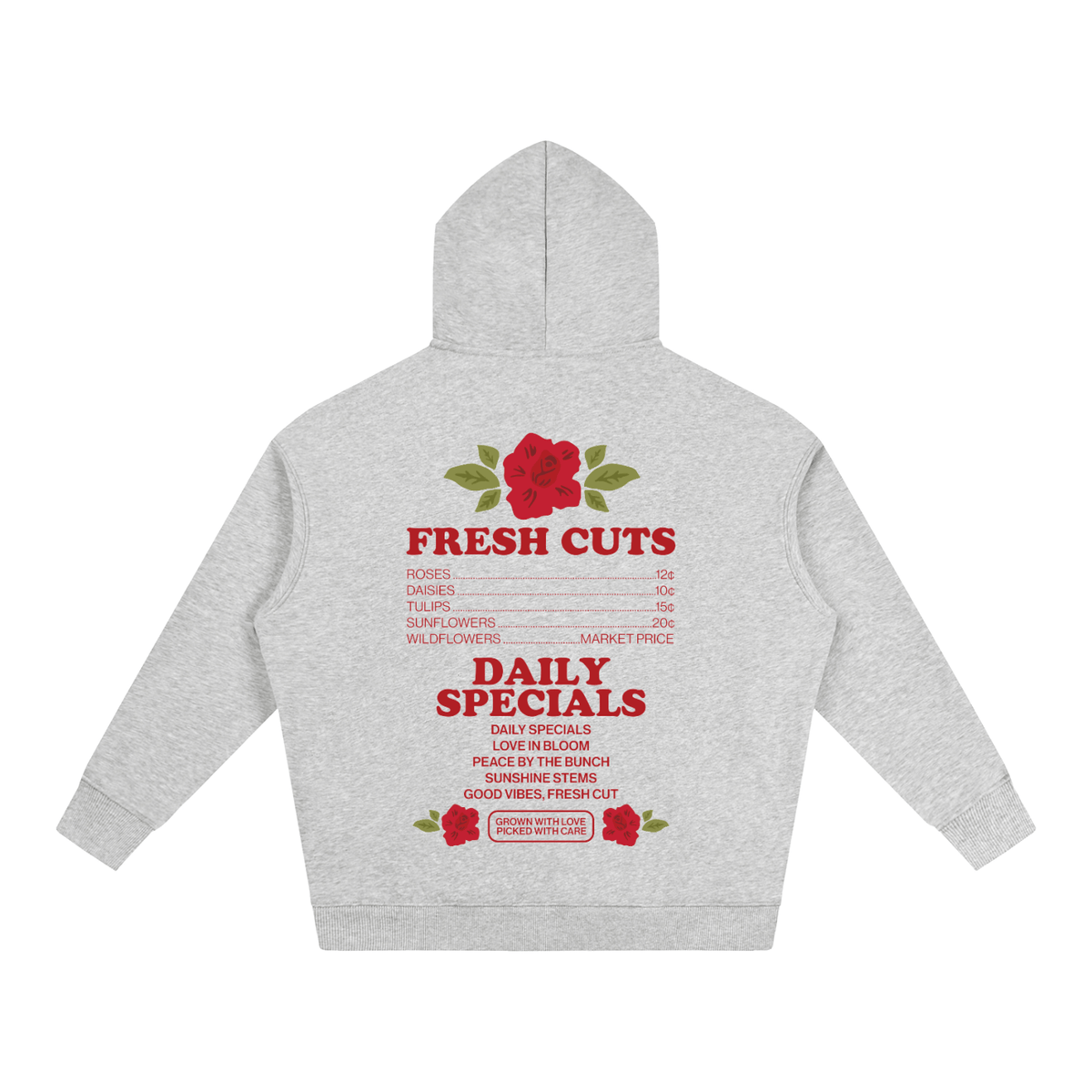 Local Flower Dealer Oversize Fleeced Hoodie