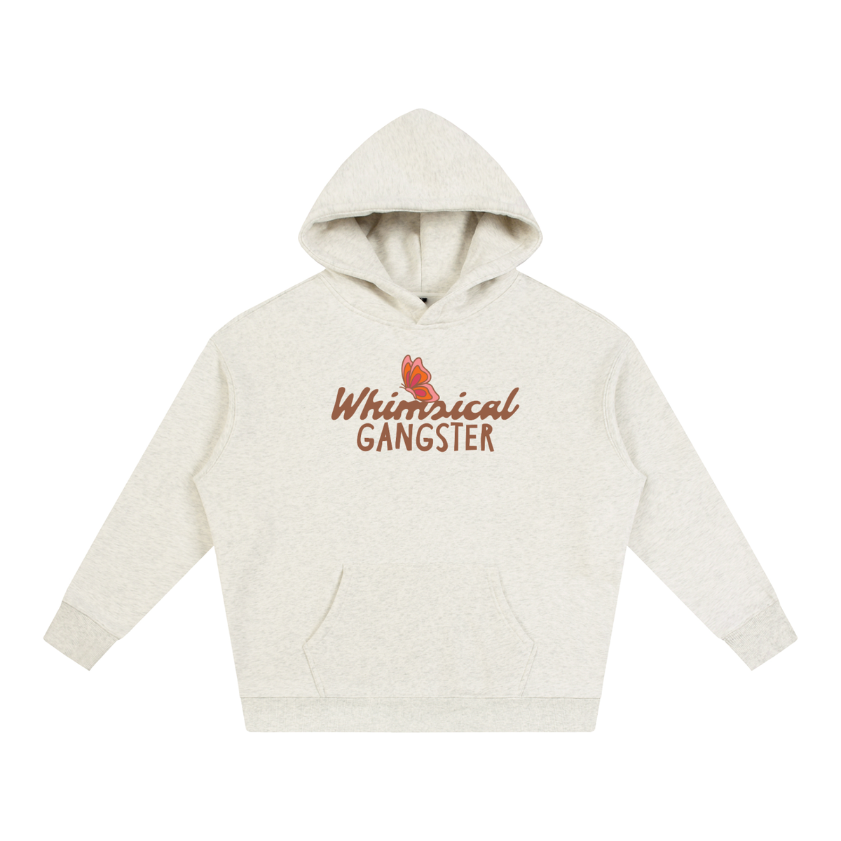 Whimsical Gangster Oversize Fleeced Hoodie