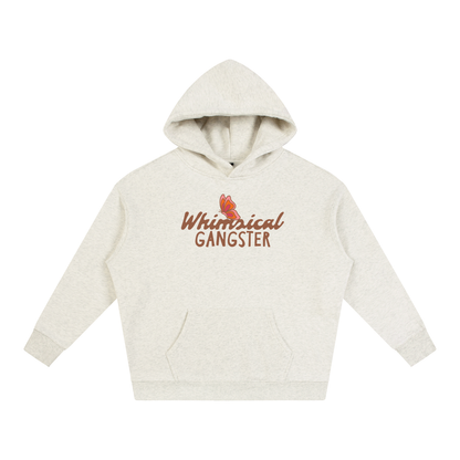 Whimsical Gangster Oversize Fleeced Hoodie