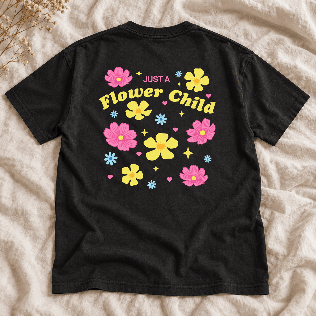 Just A Flower Child - Unisex Heavyweight T-Shirt