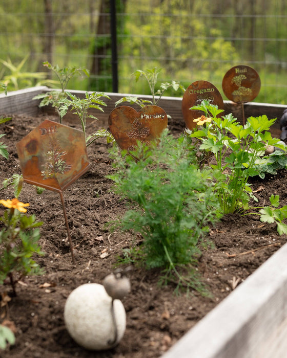 Happy Gardens - Basil Herb Garden Stake