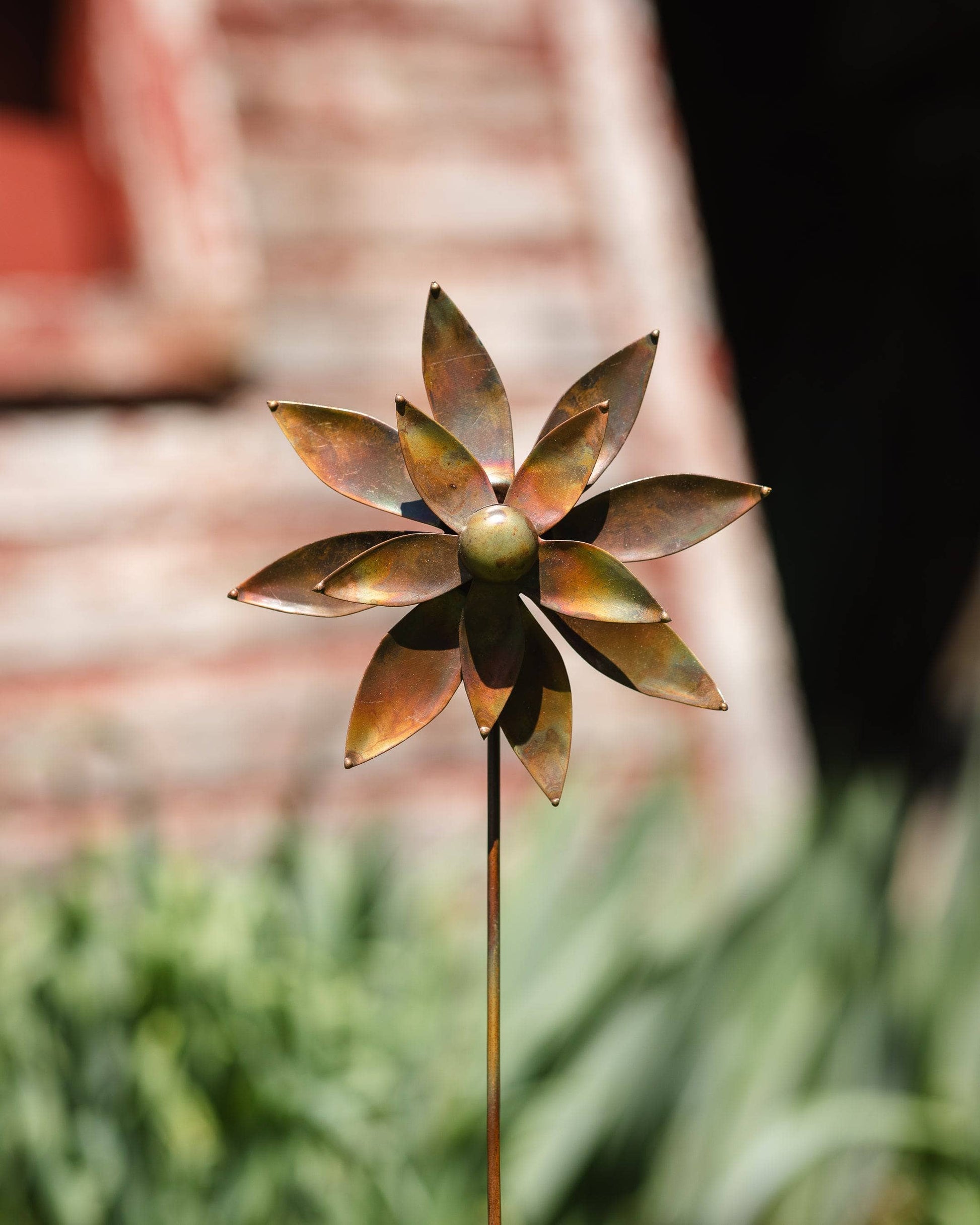 Happy Gardens - Dahlia Flower Wind Spinner 8”